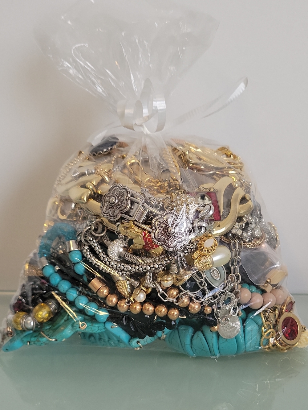 Mixed Mystery Bag Of Costume Jewelry 4 Lbs